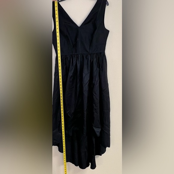 NWT DKNY Womens V Neck Tea Length High Low Dress - Picture 10 of 11